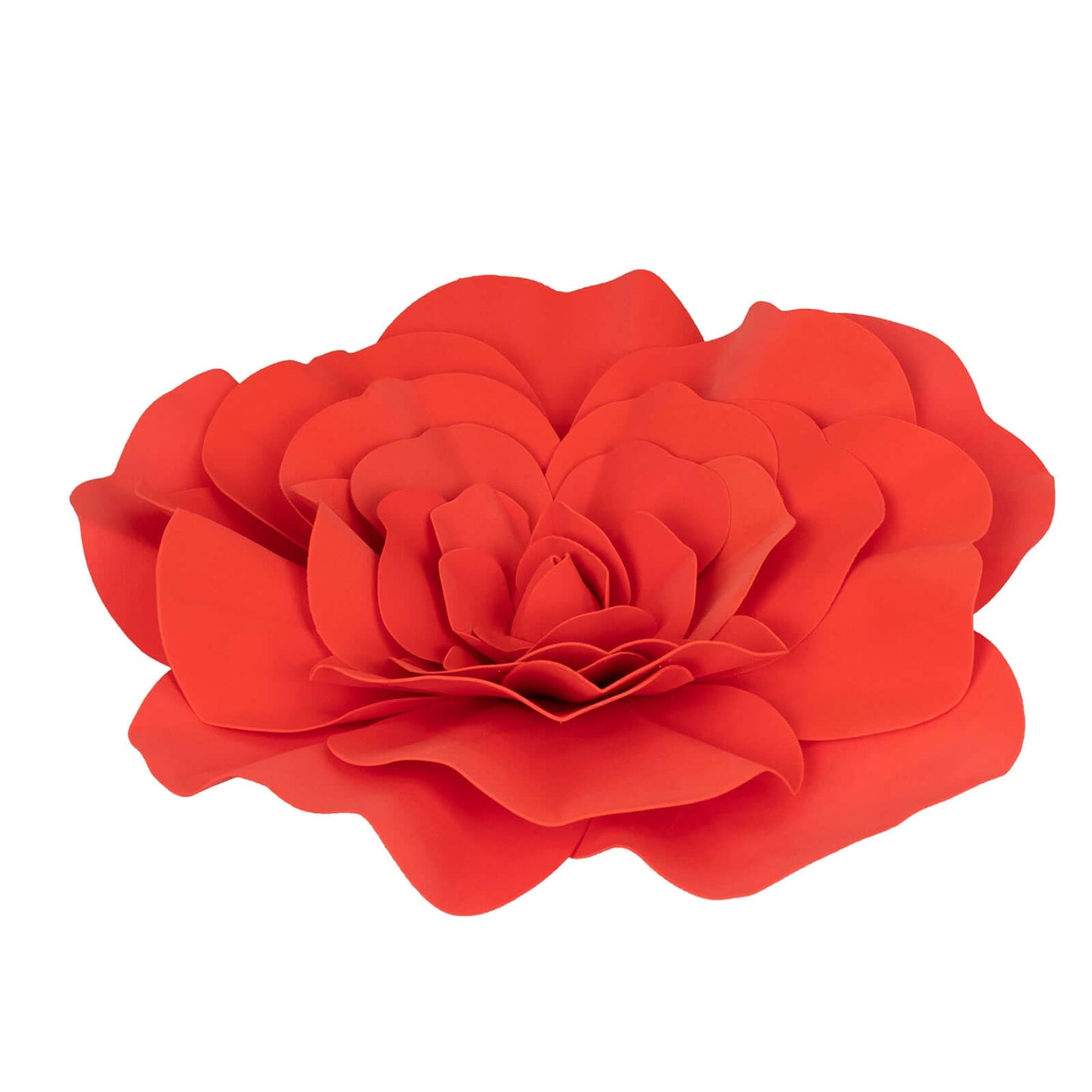 2 Pack 24" Large Red Real Touch Artificial Foam DIY Craft Roses - Linen Luxes