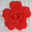 2 Pack 24" Large Red Real Touch Artificial Foam DIY Craft Roses - Linen Luxes