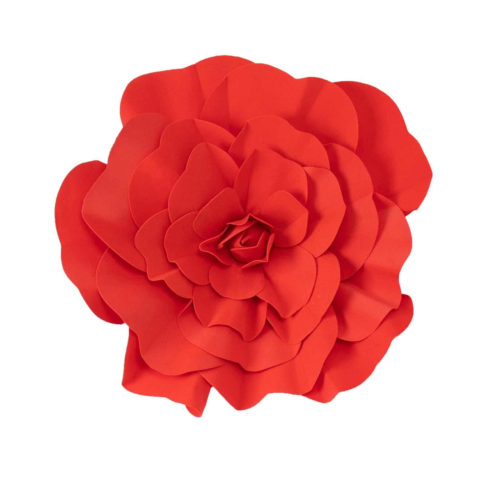 2 Pack 24" Large Red Real Touch Artificial Foam DIY Craft Roses - Linen Luxes