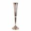 2 Pack 29" Gold Metal Trumpet Vases Set, Tall Floral Vase for Flower Arrangements & Table Centerpieces - Linen Luxes