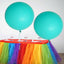 2 Pack 32" Large Balloons Helium or Air Latex Balloons Turquoise - Linen Luxes