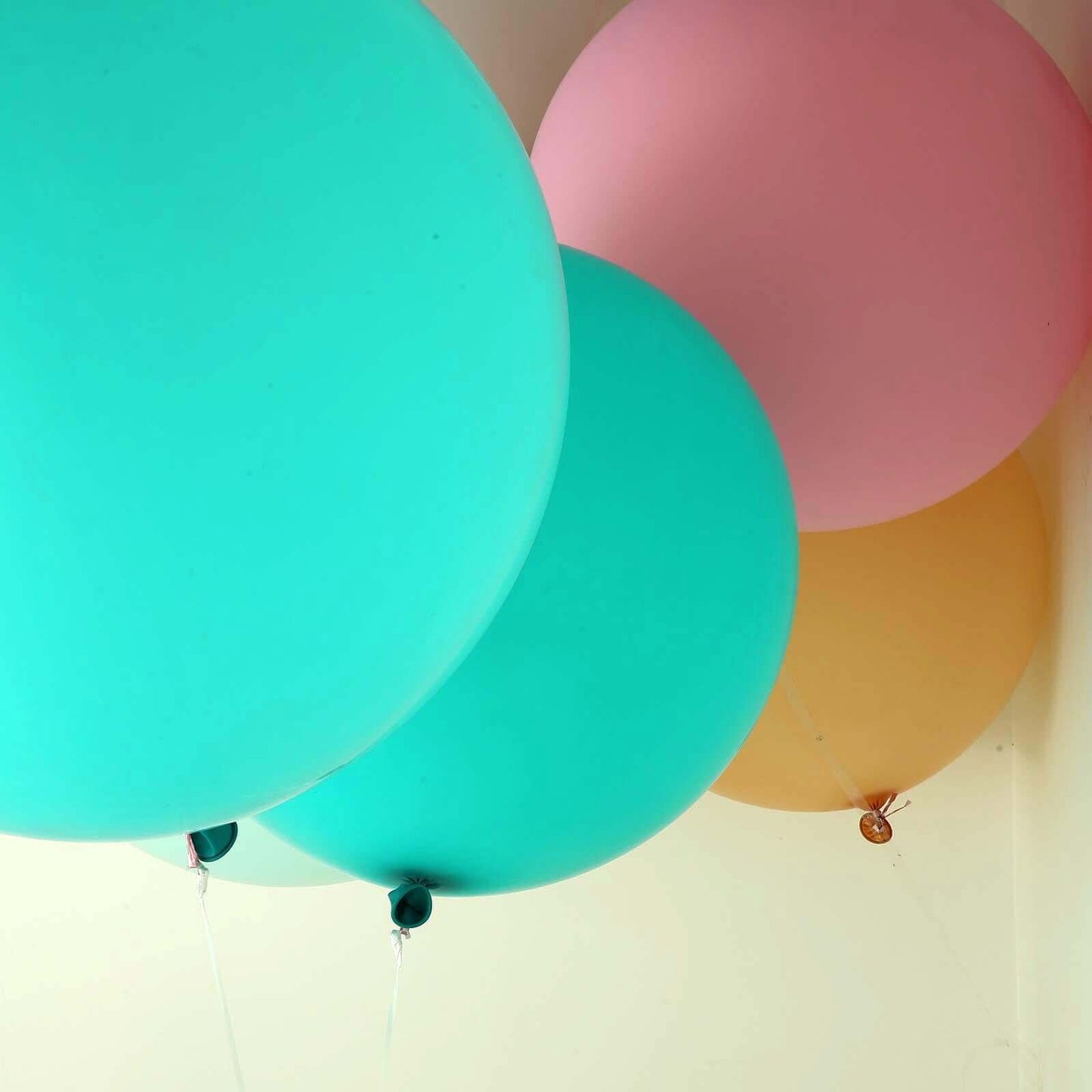 2 Pack 32" Large Balloons Helium or Air Latex Balloons Turquoise - Linen Luxes