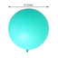 2 Pack 32" Large Balloons Helium or Air Latex Balloons Turquoise - Linen Luxes