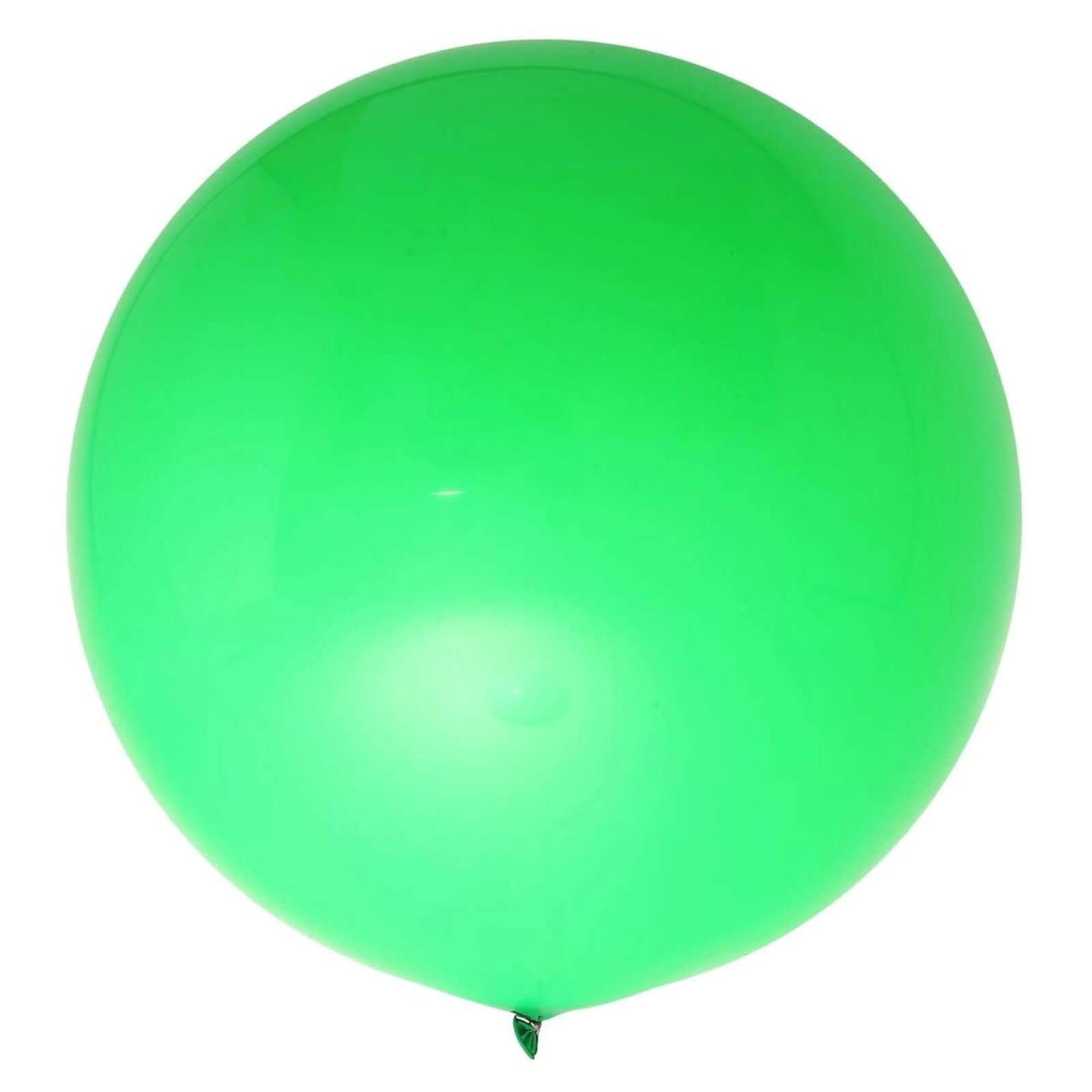 2 Pack 32" Large Matte Green Helium or Air Premium Latex Balloons - Linen Luxes