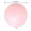 2 Pack 32" Large Matte Pastel Blush Helium or Air Latex Balloons - Linen Luxes