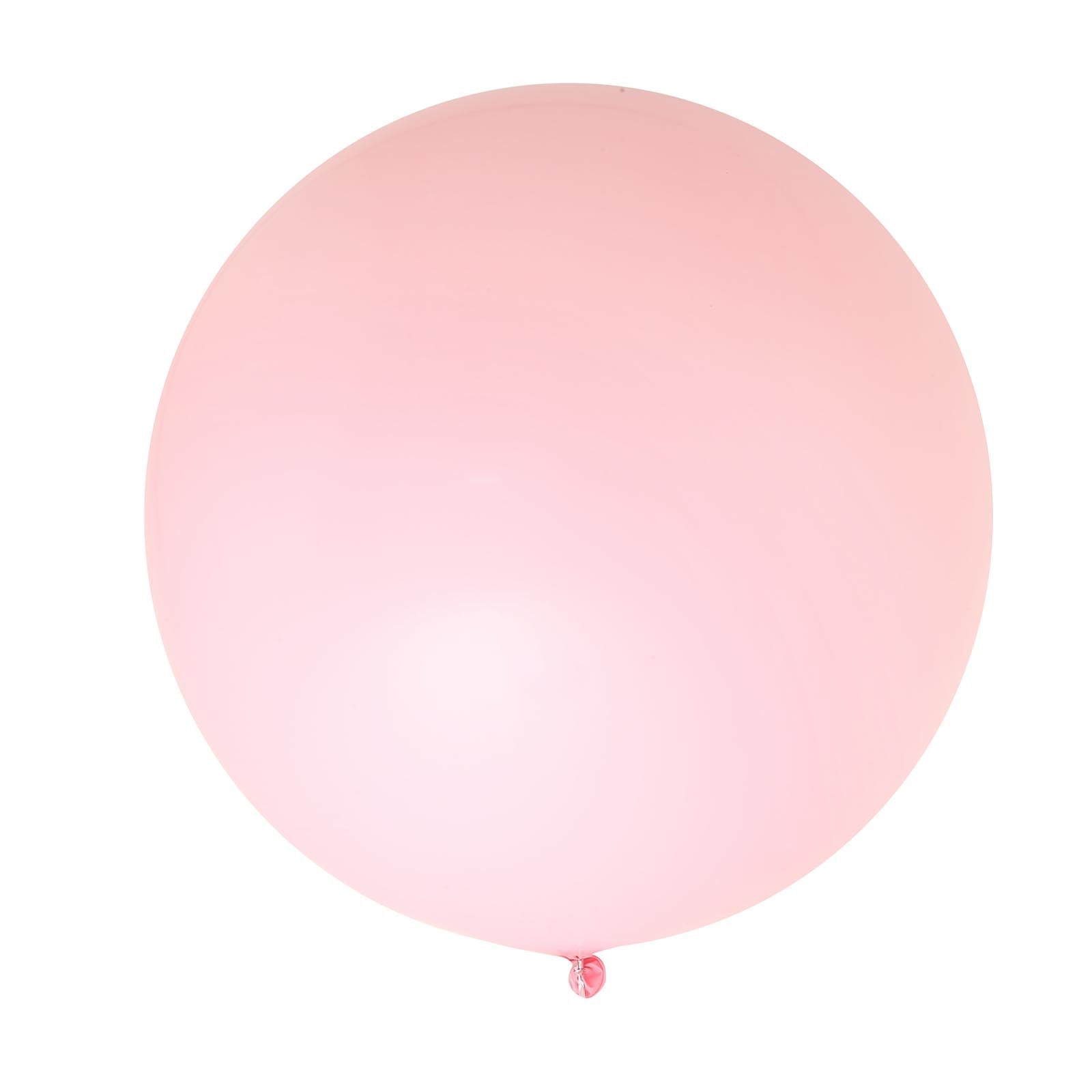 2 Pack 32" Large Matte Pastel Blush Helium or Air Latex Balloons - Linen Luxes