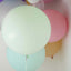 2 Pack 32" Large Matte Pastel Mint Helium Air Premium Latex Balloons - Linen Luxes