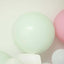 2 Pack 32" Large Matte Pastel Mint Helium Air Premium Latex Balloons - Linen Luxes
