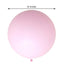2 Pack 32" Large Matte Pastel Pink Helium Air Premium Latex Balloons - Linen Luxes