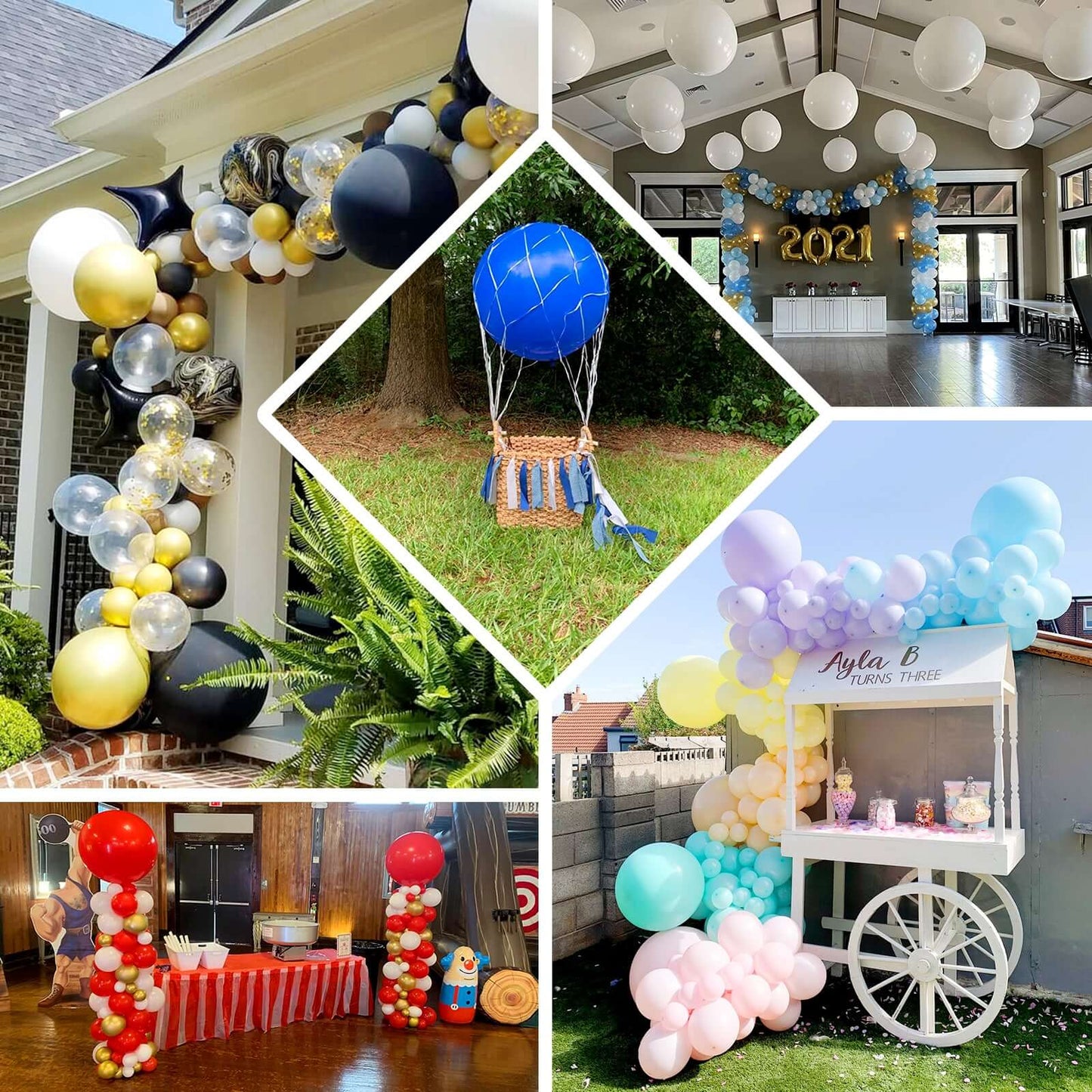 2 Pack 32" Large Matte Purple Helium or Air Premium Latex Balloons - Linen Luxes