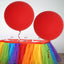 2 Pack 32" Large Matte Red Helium or Air Premium Latex Balloons - Linen Luxes