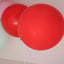2 Pack 32" Large Matte Red Helium or Air Premium Latex Balloons - Linen Luxes