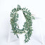 2 Pack 6ft Green Artificial Honey Locust Leaf Garland, Flexible Vine - Linen Luxes