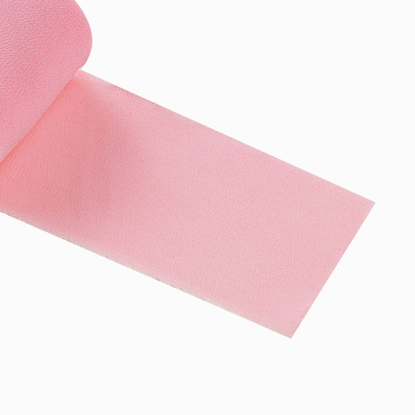 2 Pack 6yd Pink Silk - Like Chiffon Linen Ribbon Roll For Bouquets, Wedding Invitations Gift Wrapping - Linen Luxes
