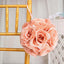 2 Pack 7" Dusty Rose Artificial Silk Rose Kissing Ball, Flower Ball - Linen Luxes