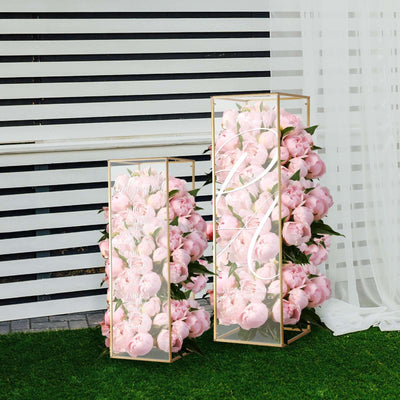 2-Pack Acrylic Plexiglass Sheets Rectangular Side Plates Clear - Protective Film Coating 40"x12"