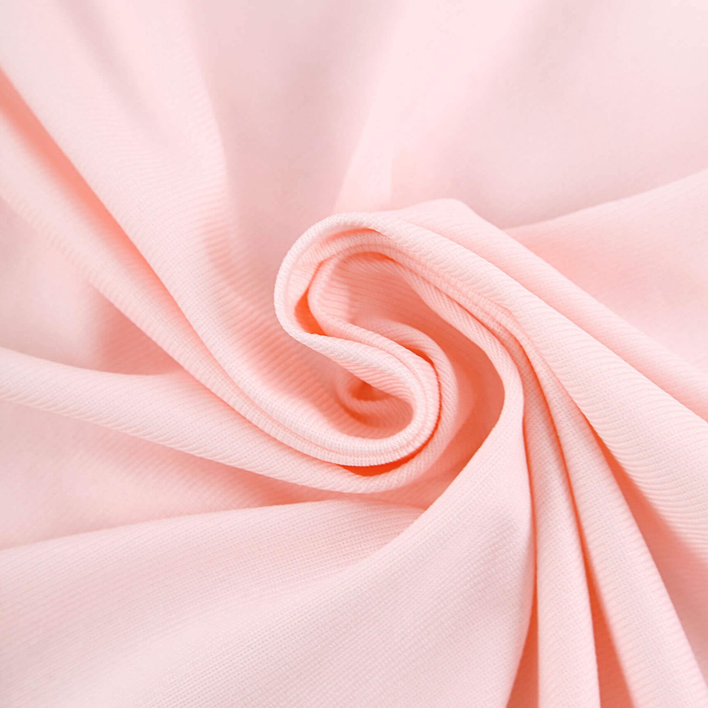 2 Pack Blush Scuba Polyester Event Curtain Drapes, Durable Flame Resistant Backdrop Event Panels Wrinkle Free with Rod Pockets - 10ftx10ft - Linen Luxes