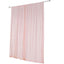 2 Pack Blush Scuba Polyester Event Curtain Drapes, Durable Flame Resistant Backdrop Event Panels Wrinkle Free with Rod Pockets - 10ftx10ft - Linen Luxes