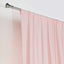 2 Pack Blush Scuba Polyester Event Curtain Drapes, Durable Flame Resistant Backdrop Event Panels Wrinkle Free with Rod Pockets - 10ftx10ft - Linen Luxes