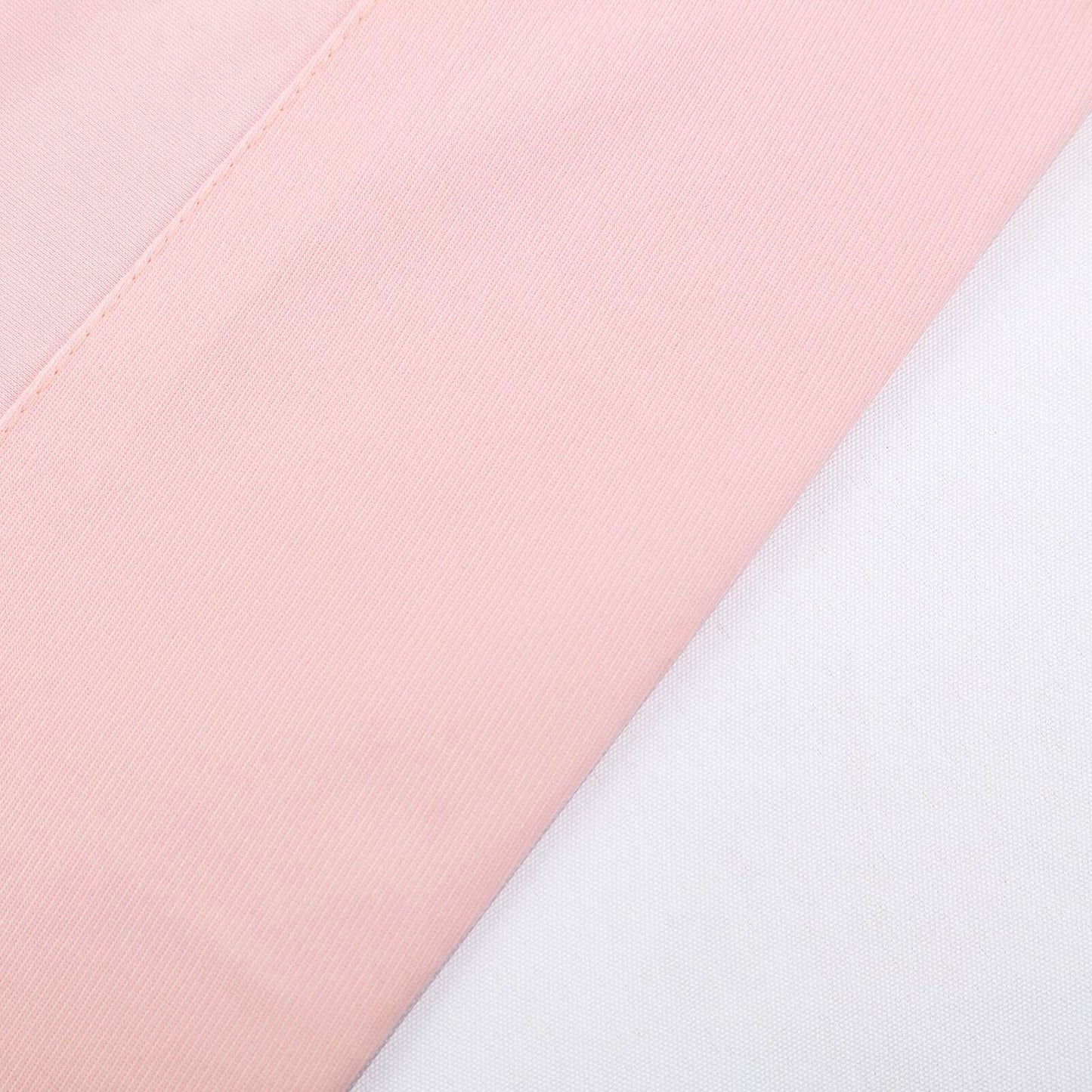 2 Pack Blush Scuba Polyester Event Curtain Drapes, Durable Flame Resistant Backdrop Event Panels Wrinkle Free with Rod Pockets - 10ftx10ft - Linen Luxes