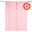 2 Pack Blush Scuba Polyester Event Curtain Drapes, Durable Flame Resistant Backdrop Event Panels Wrinkle Free with Rod Pockets - 10ftx10ft - Linen Luxes