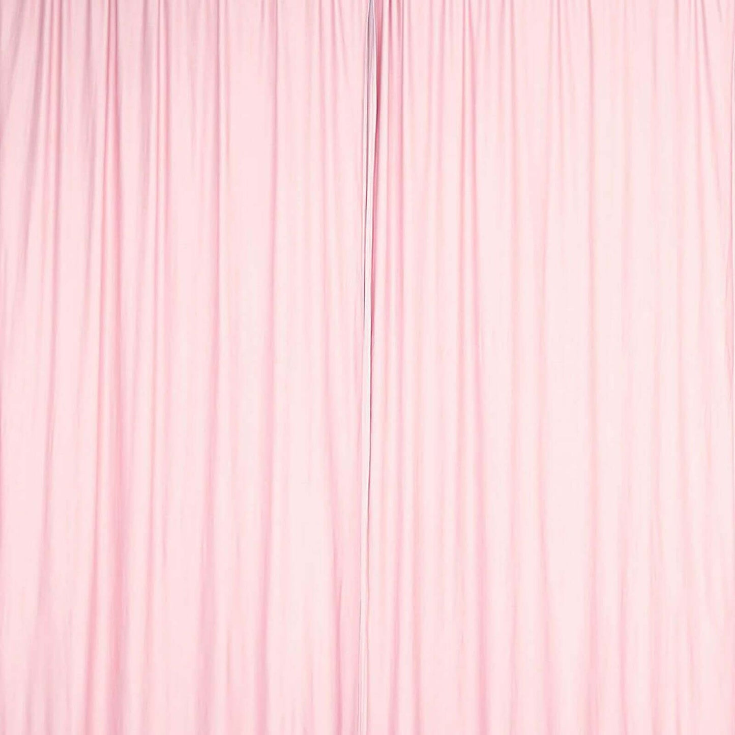 2 Pack Blush Scuba Polyester Event Curtain Drapes, Durable Flame Resistant Backdrop Event Panels Wrinkle Free with Rod Pockets - 10ftx10ft - Linen Luxes