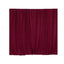 2 Pack Burgundy Scuba Polyester Event Curtain Drapes, Durable Flame Resistant Backdrop Event Panels Wrinkle Free with Rod Pockets - 10ftx10ft - Linen Luxes