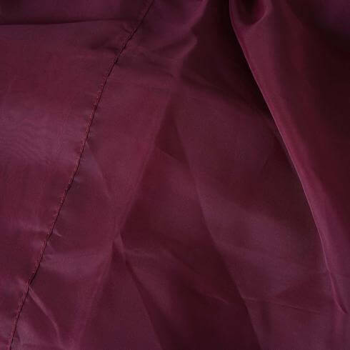 2 Pack Burgundy Sheer Chiffon Event Curtain Drapes, Durable Flame Resistant Organza Backdrop Event Panels With Rod Pockets - 10ftx10ft - Linen Luxes