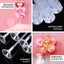 2 Pack Clear Balloon Centerpieces Holder, 30" Table Top Balloon Stand Stick Kit - Linen Luxes