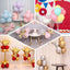 2 Pack Clear Balloon Centerpieces Holder, 30" Table Top Balloon Stand Stick Kit - Linen Luxes
