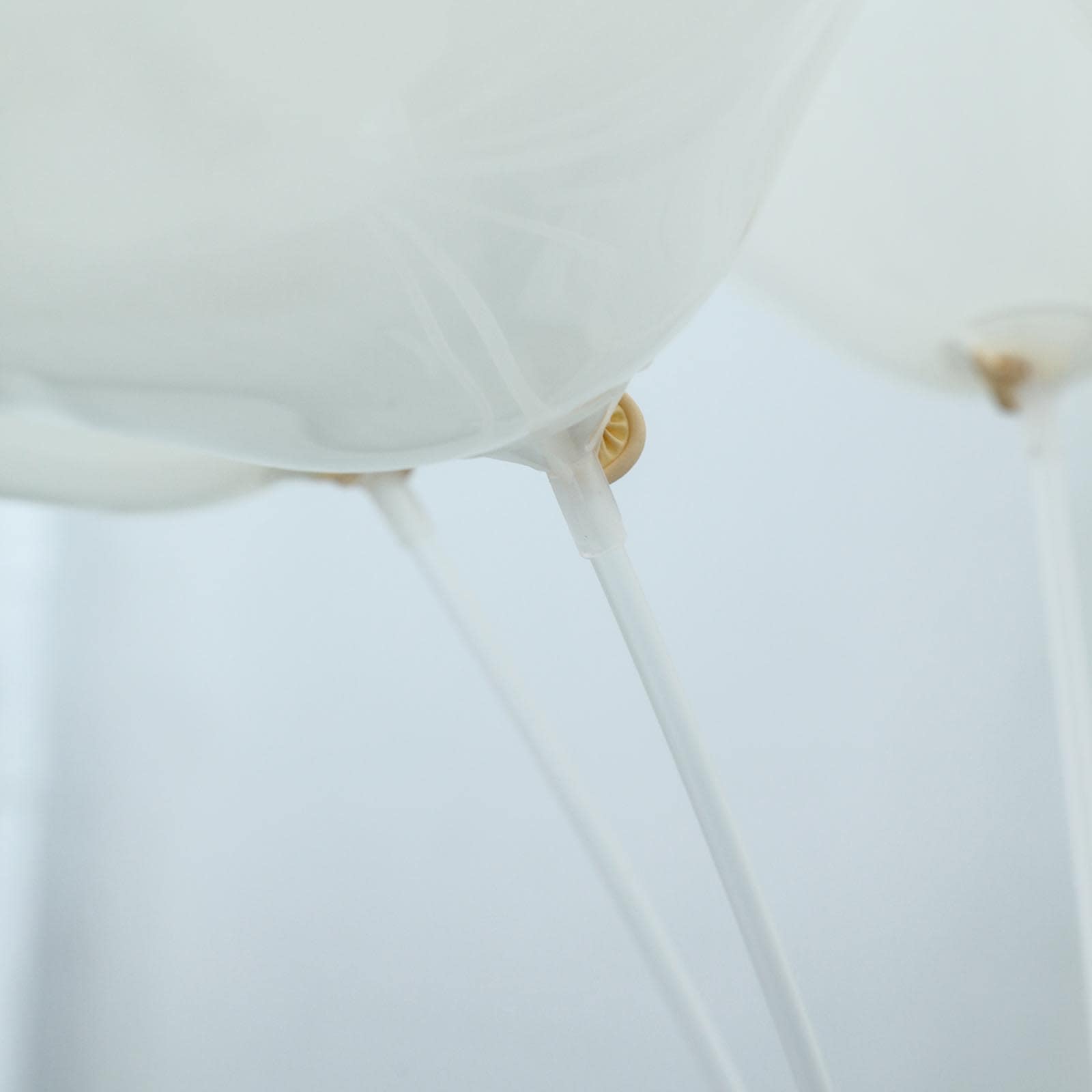 2 Pack Clear Balloon Centerpieces Holder, 30" Table Top Balloon Stand Stick Kit - Linen Luxes