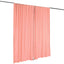 2 Pack Dusty Rose Scuba Polyester Event Curtain Drapes, Durable Flame Resistant Backdrop Event Panels Wrinkle Free with Rod Pockets - 10ftx10ft - Linen Luxes