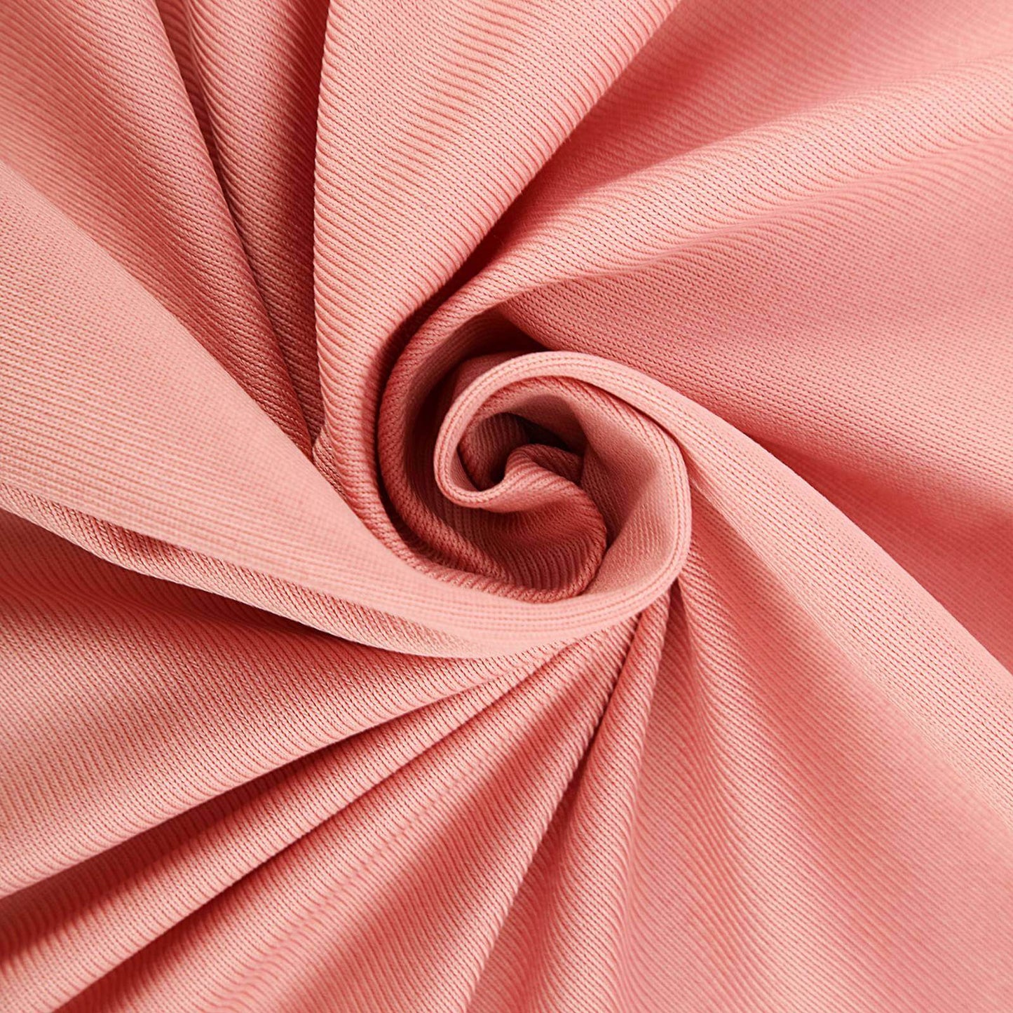 2 Pack Dusty Rose Scuba Polyester Event Curtain Drapes, Durable Flame Resistant Backdrop Event Panels Wrinkle Free with Rod Pockets - 10ftx10ft - Linen Luxes