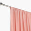 2 Pack Dusty Rose Scuba Polyester Event Curtain Drapes, Durable Flame Resistant Backdrop Event Panels Wrinkle Free with Rod Pockets - 10ftx10ft - Linen Luxes