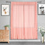 2 Pack Dusty Rose Scuba Polyester Event Curtain Drapes, Durable Flame Resistant Backdrop Event Panels Wrinkle Free with Rod Pockets - 10ftx10ft - Linen Luxes