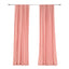 2 Pack Dusty Rose Scuba Polyester Event Curtain Drapes, Durable Flame Resistant Backdrop Event Panels Wrinkle Free with Rod Pockets - 10ftx10ft - Linen Luxes