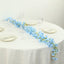 2-Pack Garland String Lights Jasmine Silk Flower Design Blue Warm White - Battery Operated Hanging DÃ©cor 6ft