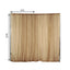 2 Pack Gold Sheer Chiffon Event Curtain Drapes, Durable Flame Resistant Organza Backdrop Event Panels With Rod Pockets - 10ftx10ft - Linen Luxes