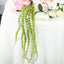 2 Pack Green Artificial Amaranthus Flower Stem Spray and Ivy Leaves 32" - Linen Luxes