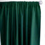 2 Pack Hunter Emerald Green Scuba Polyester Event Curtain Drapes, Durable Flame Resistant Backdrop Event Panels Wrinkle Free with Rod Pockets - 10ftx10ft - Linen Luxes