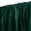 2 Pack Hunter Emerald Green Scuba Polyester Event Curtain Drapes, Durable Flame Resistant Backdrop Event Panels Wrinkle Free with Rod Pockets - 10ftx10ft - Linen Luxes