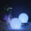 2 - Pack LED Light Globes Color Changing - Battery Operated Ball Centerpieces 6" - Linen Luxes