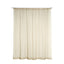 2 Pack Natural Sheer Chiffon Event Curtain Drapes, Durable Flame Resistant Organza Backdrop Event Panels With Rod Pockets - 10ftx10ft - Linen Luxes