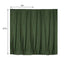 2 Pack Olive Green Scuba Polyester Event Curtain Drapes, Durable Flame Resistant Backdrop Event Panels Wrinkle Free with Rod Pockets - 10ftx10ft - Linen Luxes