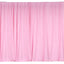 2 Pack Pink Scuba Polyester Event Curtain Drapes, Durable Flame Resistant Backdrop Event Panels Wrinkle Free with Rod Pockets - 10ftx10ft - Linen Luxes