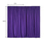 2 Pack Purple Scuba Polyester Event Curtain Drapes, Durable Flame Resistant Backdrop Event Panels Wrinkle Free with Rod Pockets - 10ftx10ft - Linen Luxes