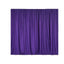 2 Pack Purple Scuba Polyester Event Curtain Drapes, Durable Flame Resistant Backdrop Event Panels Wrinkle Free with Rod Pockets - 10ftx10ft - Linen Luxes