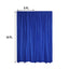 2 Pack Royal Blue Scuba Polyester Event Curtain Drapes, Durable Flame Resistant Backdrop Event Panels Wrinkle Free with Rod Pockets - 10ftx10ft - Linen Luxes