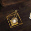 2 - Pack Tealight Candle Holders Gold Metal Pyramid Geometric Open Frame - Flower Stand 9" - Linen Luxes