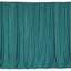 2 Pack Turquoise Scuba Polyester Event Curtain Drapes, Durable Flame Resistant Backdrop Event Panels Wrinkle Free with Rod Pockets - 10ftx10ft - Linen Luxes